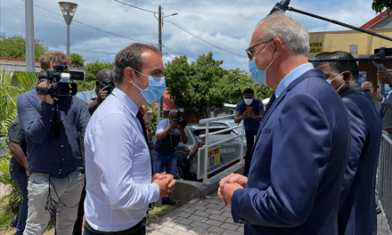 Le ministre des Outre-mer Sébastien Lecornu en visite en Guadeloupe dans un contexte sanitaire sans précédent