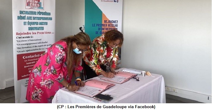 Signature d’un partenariat entre l’UDE-Medef et l’incubateur les Premières de Guadeloupe