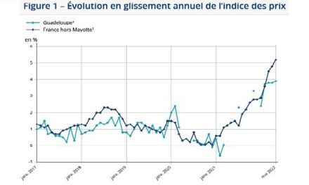 Les prix ont augmenté de 4% en un an en Guadeloupe